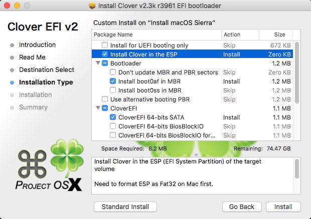 how to install clover bootloader from usb